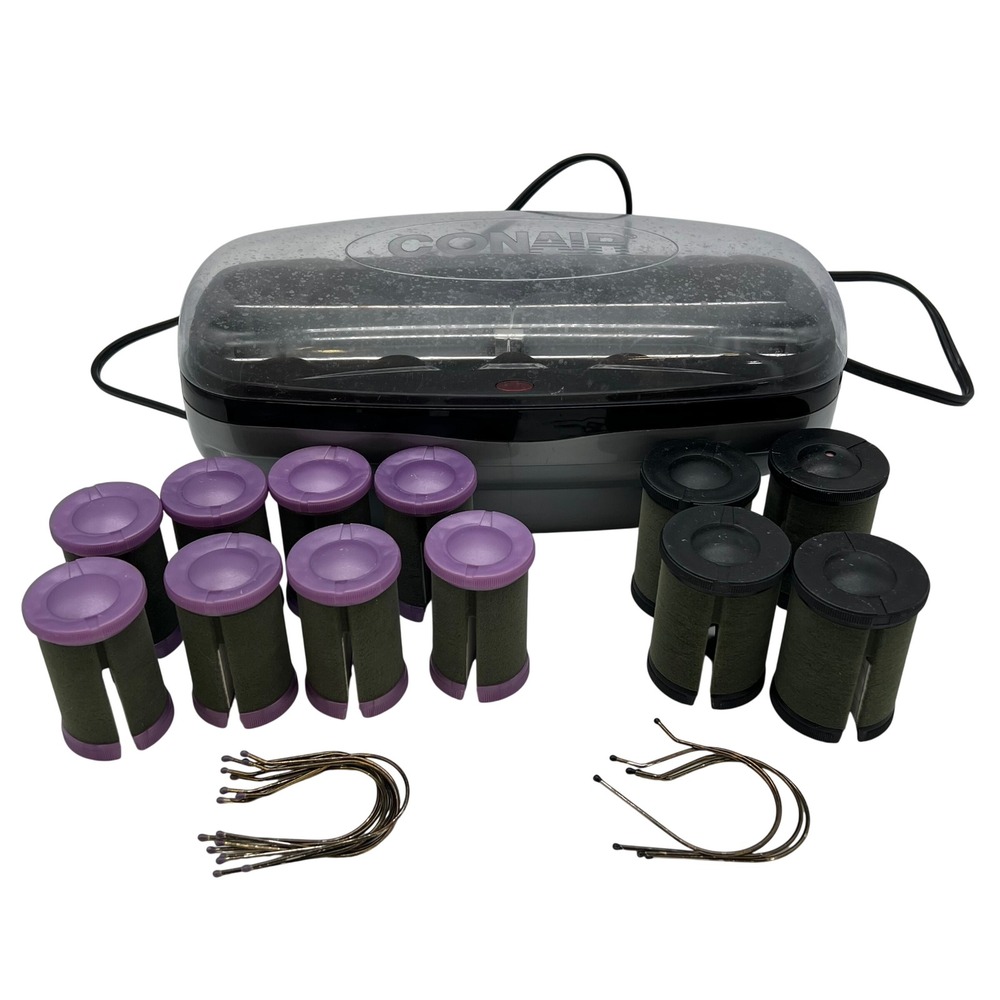 Conair Xtreme Instant Heat CHV14X Velvet‎ Flocked 12 Rollers Pins Super Jumbo